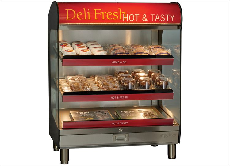 Die Heated Shelf Merchandiser von Alto-Shaam halten mit ausgestatteter Halo Heat- und neuer Top Heat Funktion selbst die empfindlichsten Speisen warm 