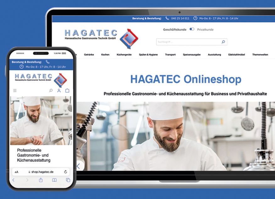 Onlineshop von HAGATEC