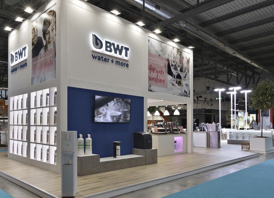 BWT water+more ist mit eigenem Stand in Halle 24, Stand K52-L51 vom 22. bis 26. Oktober auf der HOST in Mailand anzutreffen 